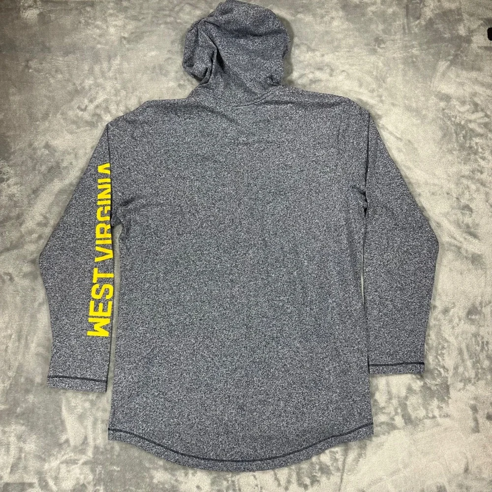 Nike West Virginia Mountaineers Hoodie Shirt Mens Large Blue Heather WVU NCAA
